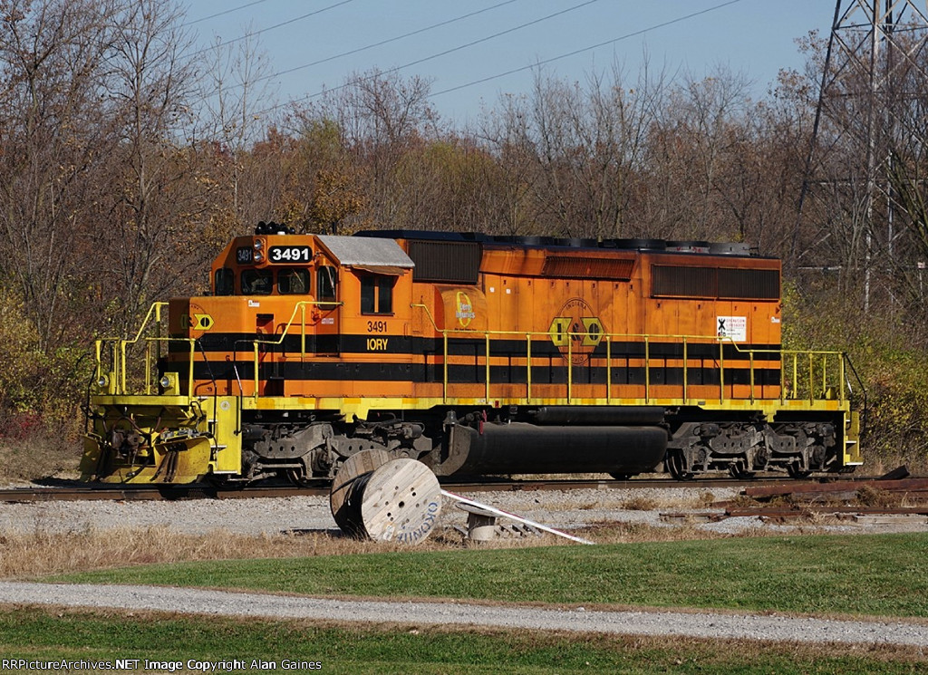UP SD40-2 3491